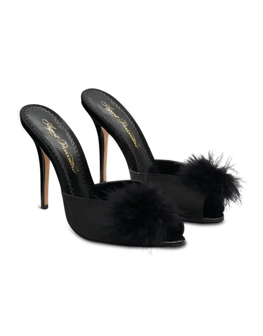 Allegrah Mules Black | Agent Provocateur