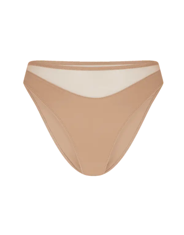 Lucky High Leg Brief Noisette | Agent Provocateur