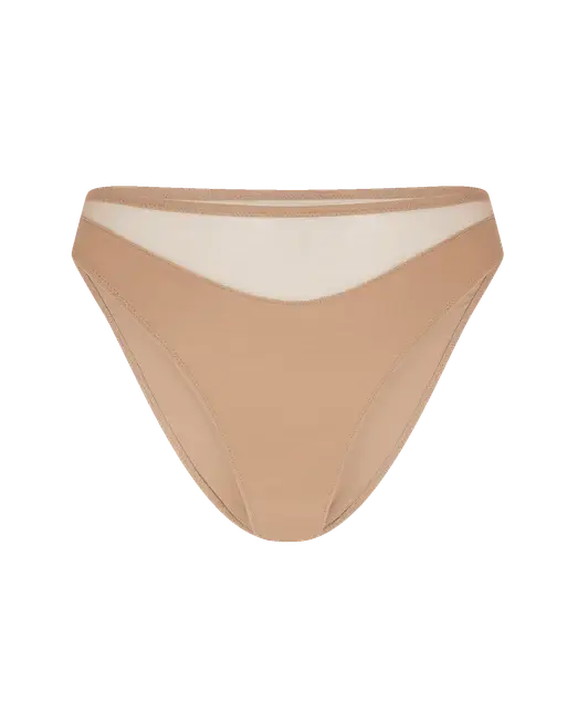 Lucky High Leg Brief Noisette | Agent Provocateur