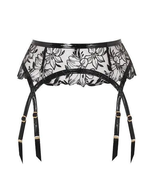 Ozella Suspender Black | Agent Provocateur