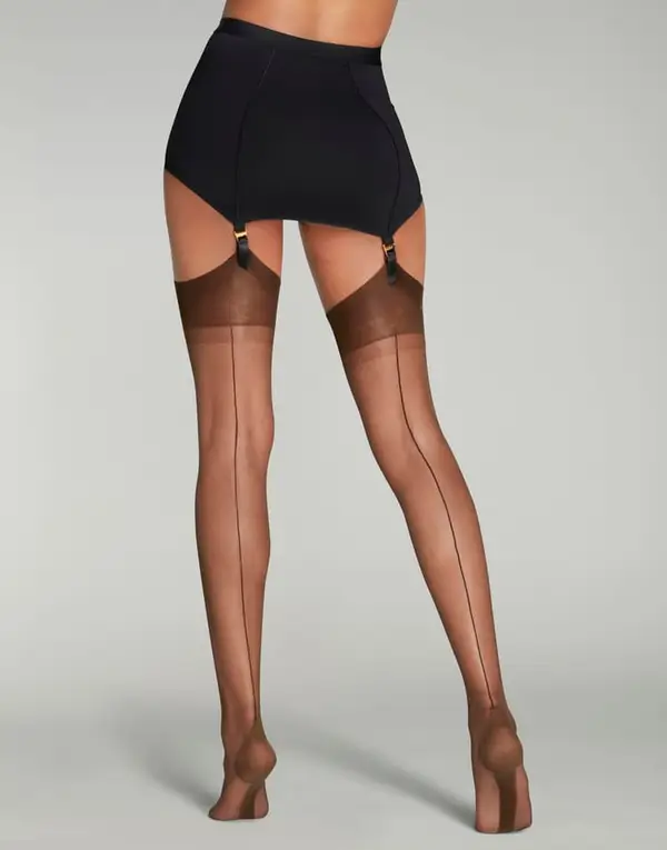 Opale 1 Stockings Chestnut | Agent Provocateur