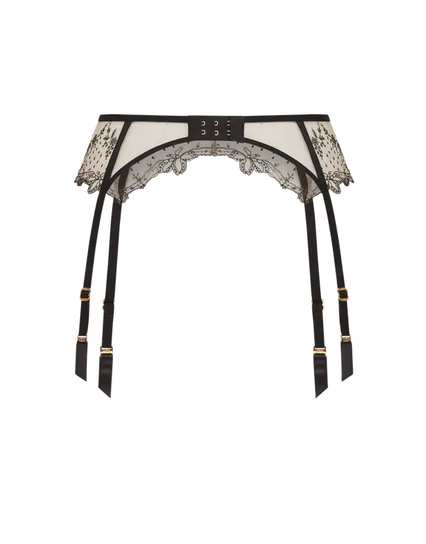 Graice Suspender Black/Sand | Agent Provocateur