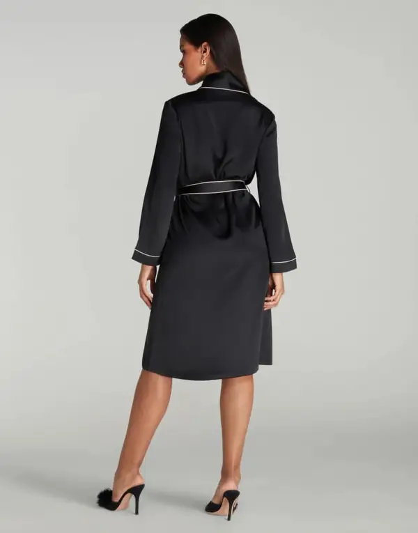 Classic PJ Dressing Gown Black | Agent Provocateur