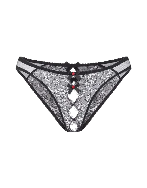 Lorna Lace Ouvert Black | Agent Provocateur