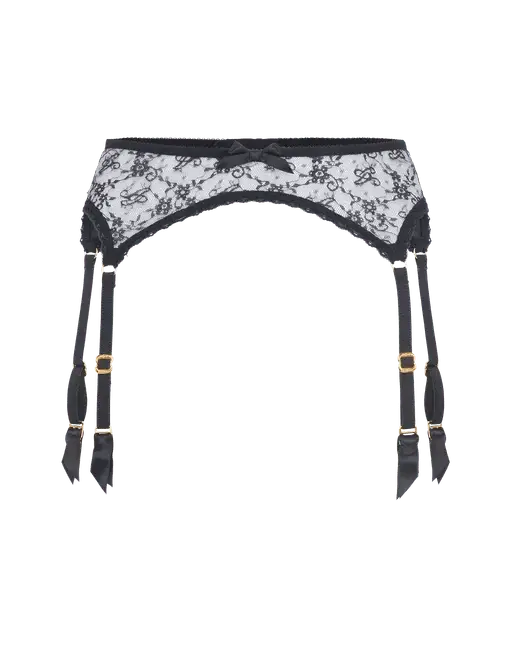 Malorey Suspender Black | Agent Provocateur