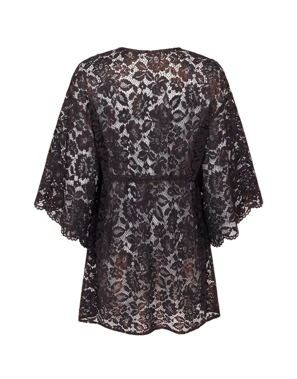Trixa Kaftan Black/Gold | Agent Provocateur