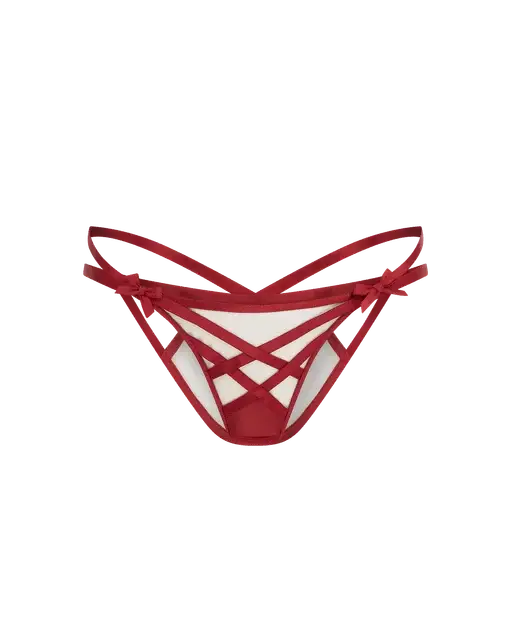 Briella Full Brief Burgundy | Agent Provocateur