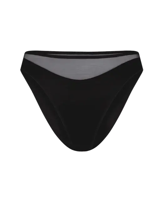 Lucky High Leg Brief Black | Agent Provocateur