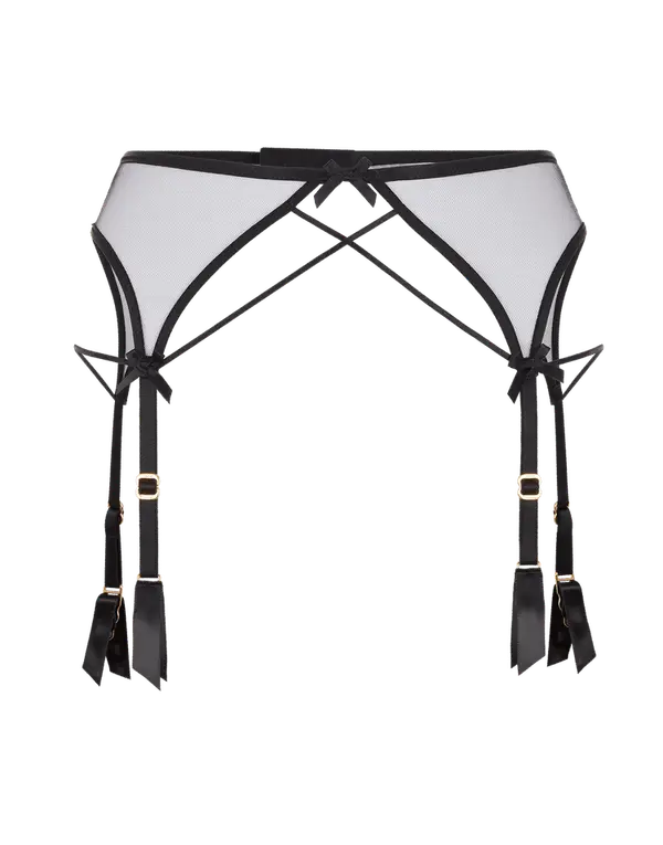 Zella Suspender Black | Agent Provocateur