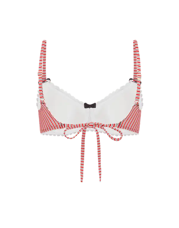 Milli Bikini Top White/Red | Agent Provocateur