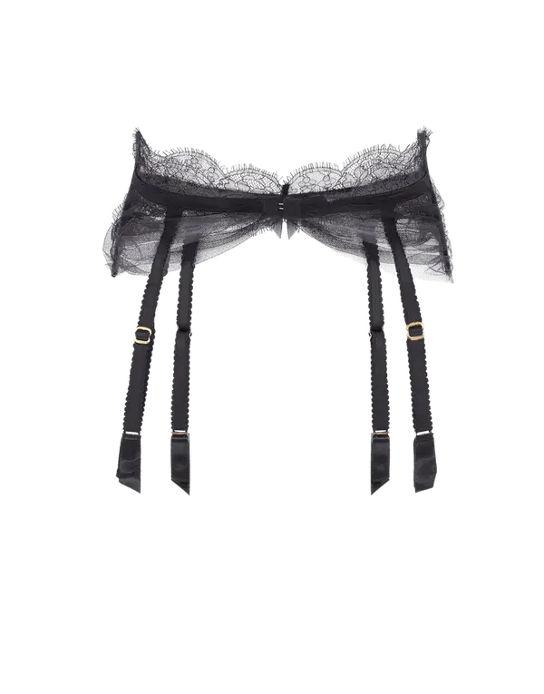Halley Suspender Black | Agent Provocateur
