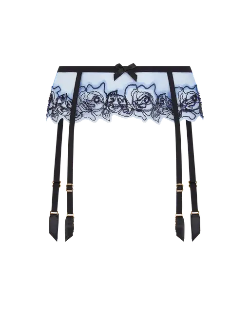 Lindie Suspender Navy/Black | Agent Provocateur