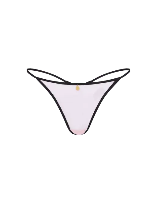 AP ASAP Trixie Thong Baby Pink/Black | Agent Provocateur