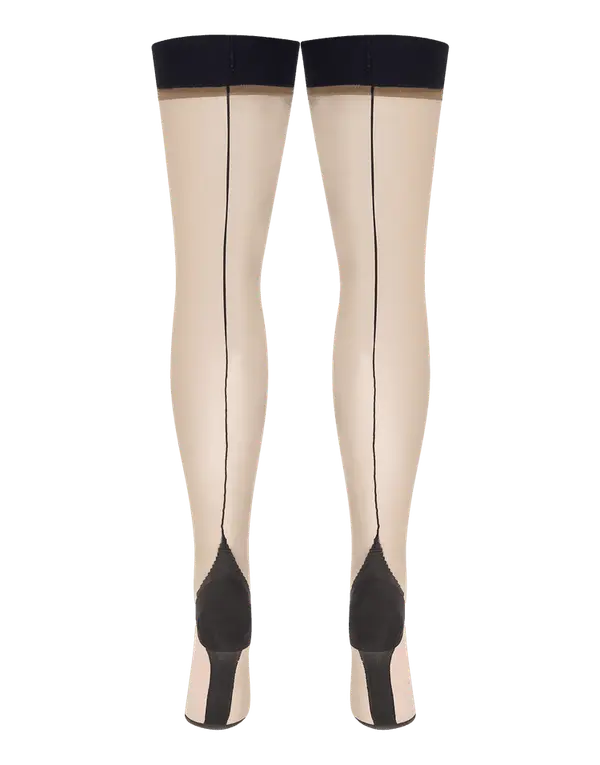 Amber Hold Ups Champagne | Agent Provocateur