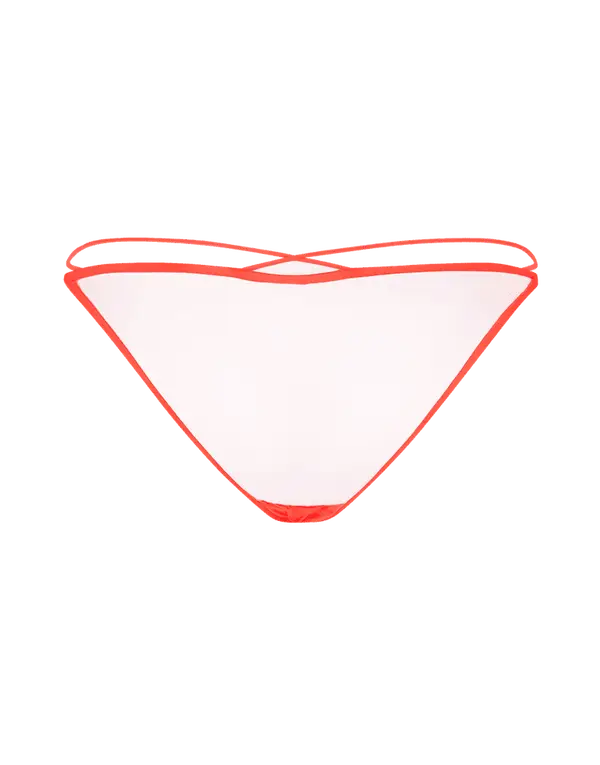 Zella Brief Neon Orange/Sand | Agent Provocateur