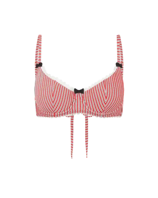 Milli Bikini Top White/Red | Agent Provocateur