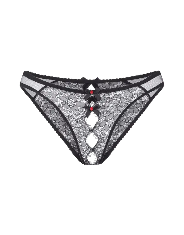 Lorna Lace Ouvert Black | Agent Provocateur