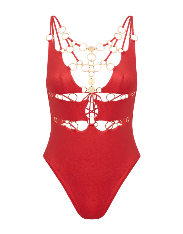 Davine Swimsuit Red | Agent Provocateur