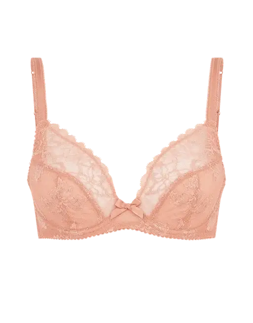 Leni Plunge Underwired Bra Praline | Agent Provocateur