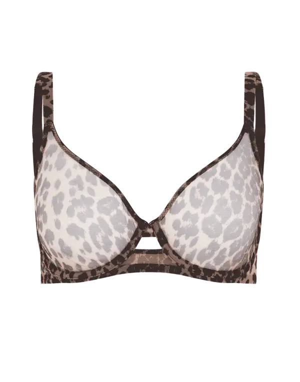 Lucky Full Cup Underwired Bra Leopard | Agent Provocateur