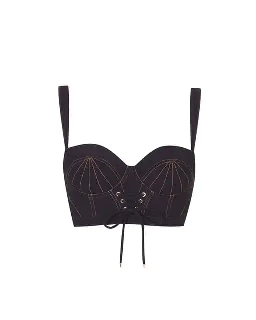 Safiya Bikini Top Black | Agent Provocateur