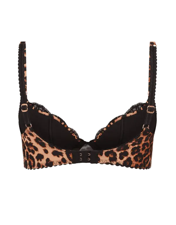 Molly Plunge Underwired Bra Leopard | Agent Provocateur