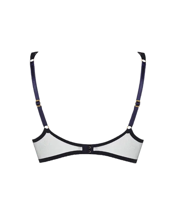 Willa Plunge Non Padded Bra Black | Agent Provocateur