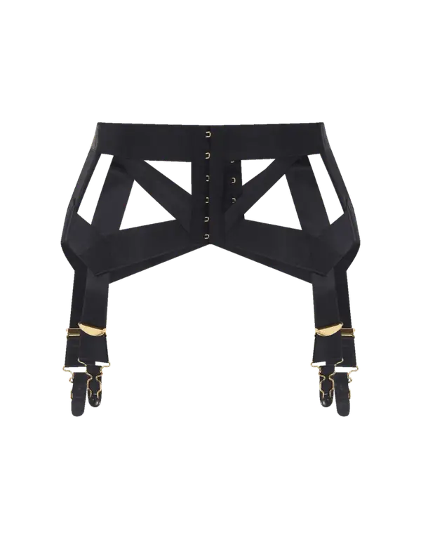 Whitney Suspender Black | Agent Provocateur