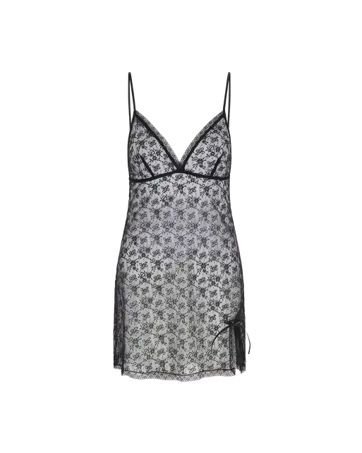 Malorey Short Slip Dress Black | Agent Provocateur