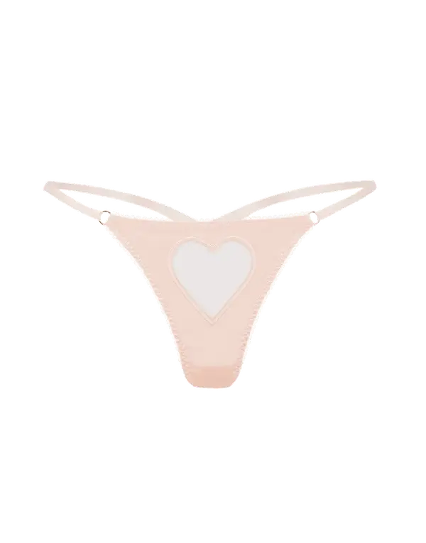 ETTIE SILK THONG Pink | Agent Provocateur