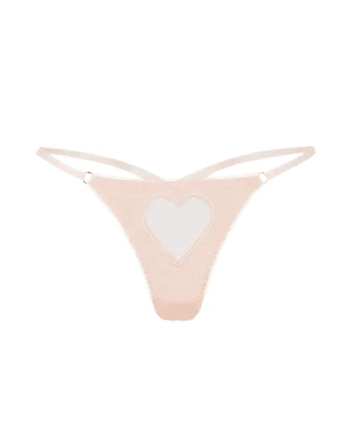 ETTIE SILK THONG Pink | Agent Provocateur