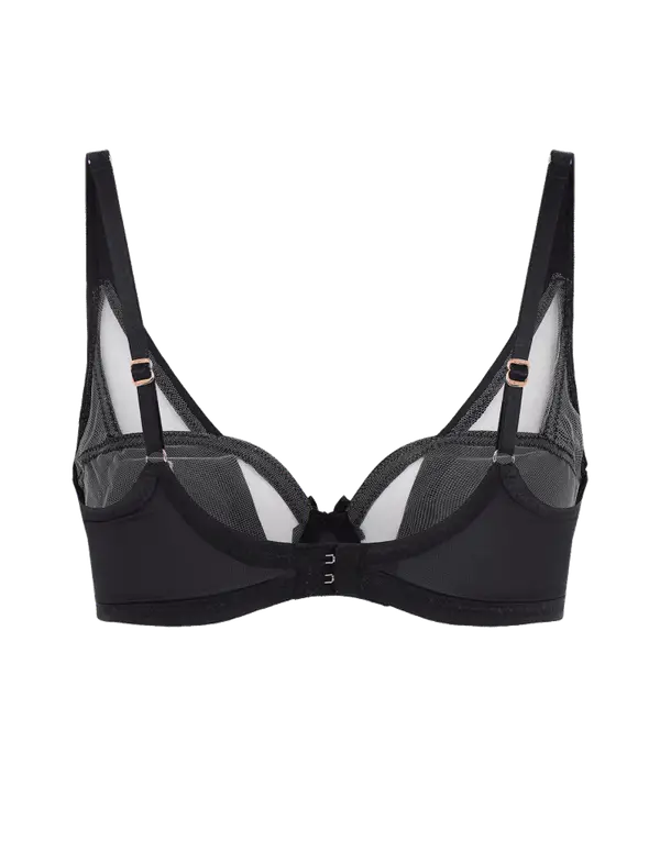 Joan Balconette Underwired Bra Black | Agent Provocateur