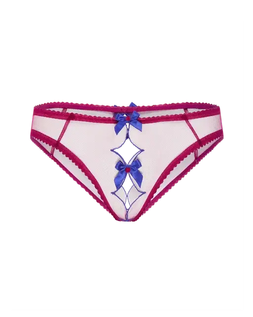 Lorna Ouvert Dark Pink/Cobalt | Agent Provocateur