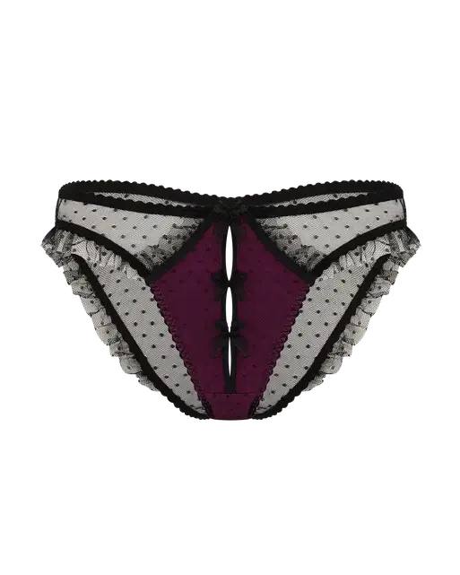 Berdie Full Brief Black/Magenta | Agent Provocateur